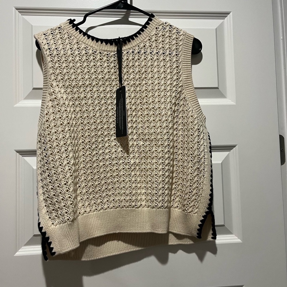 NWT Varley Delaney Knit Vest - Picture 4 of 5